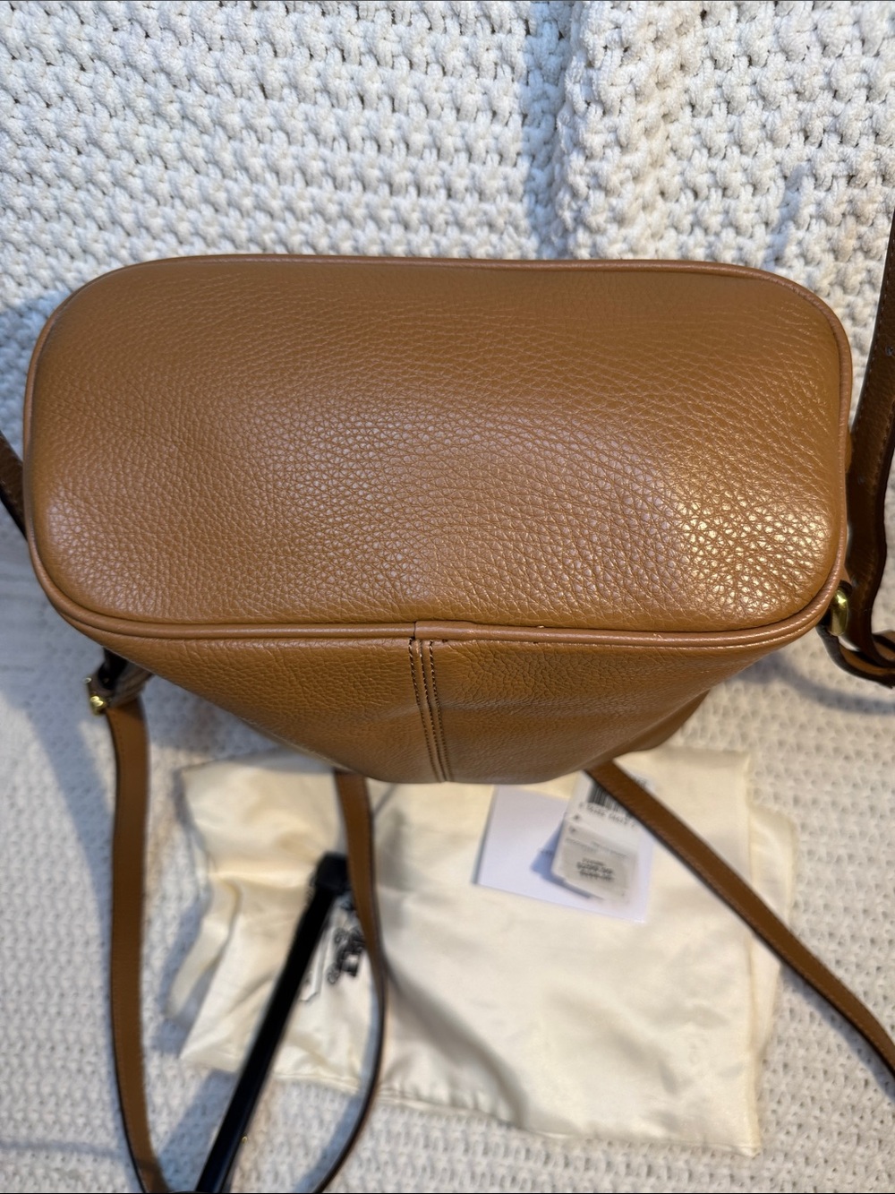 Coach Park Drawstring Backpack Tan - Picture 4 of 8